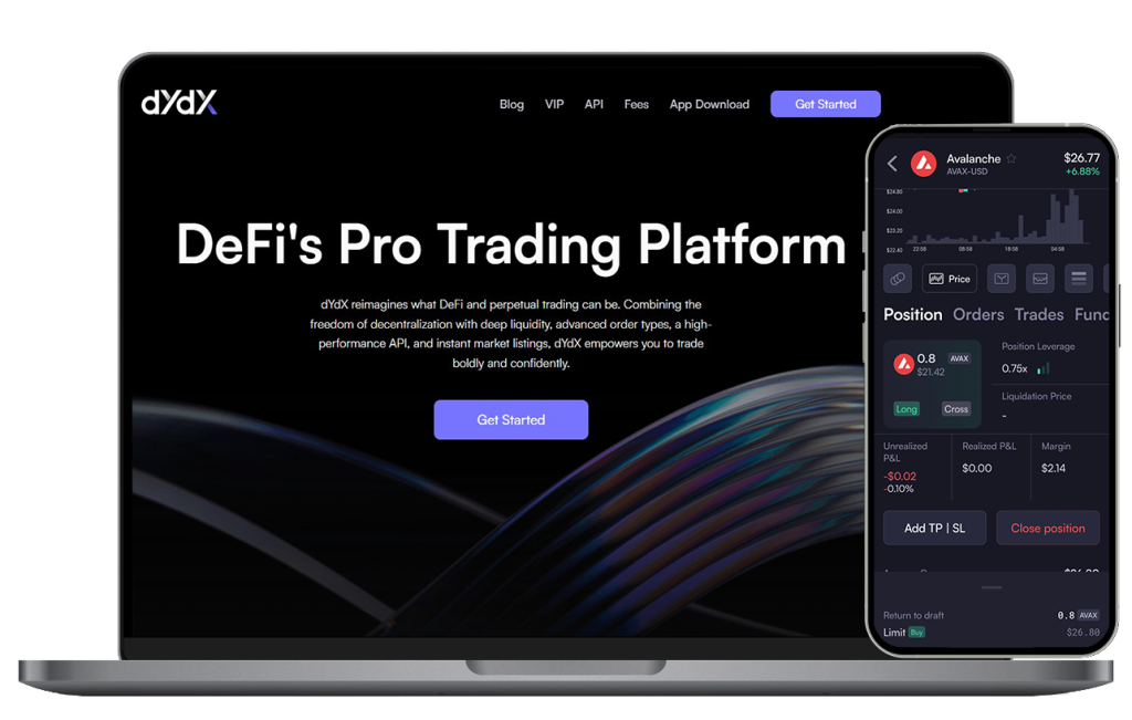 آموزش صرافی dYdX